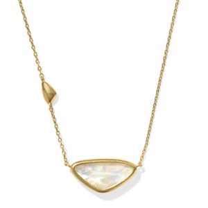 Margot Short Pendant Necklace, 14K Gold Plated